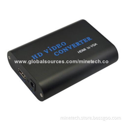 On sale HDMI-VGA converter, automatic detection HDCP, resolution up to 1920*1080p